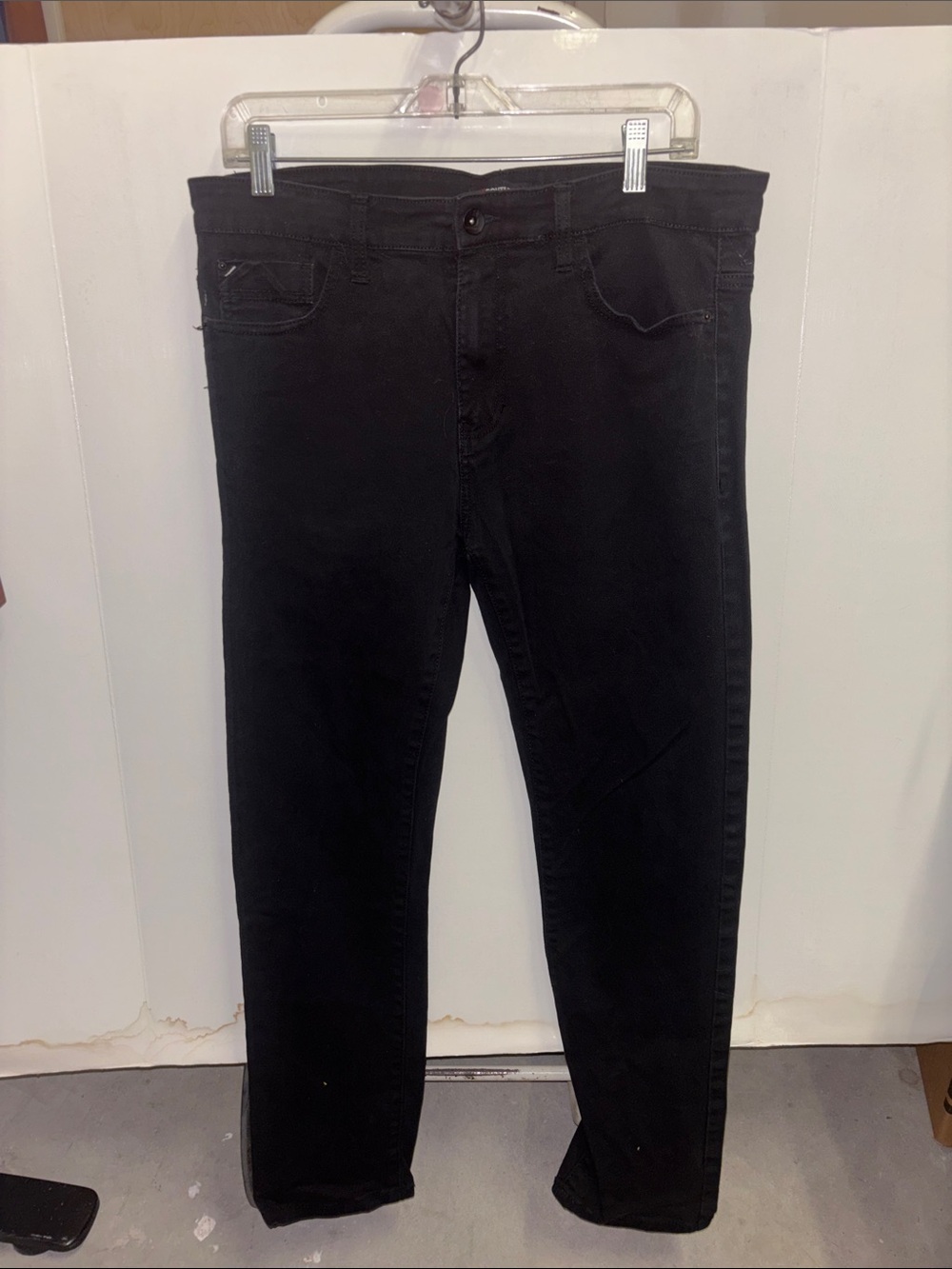 South Pole Black Slim Straight Jeans - Classic Black